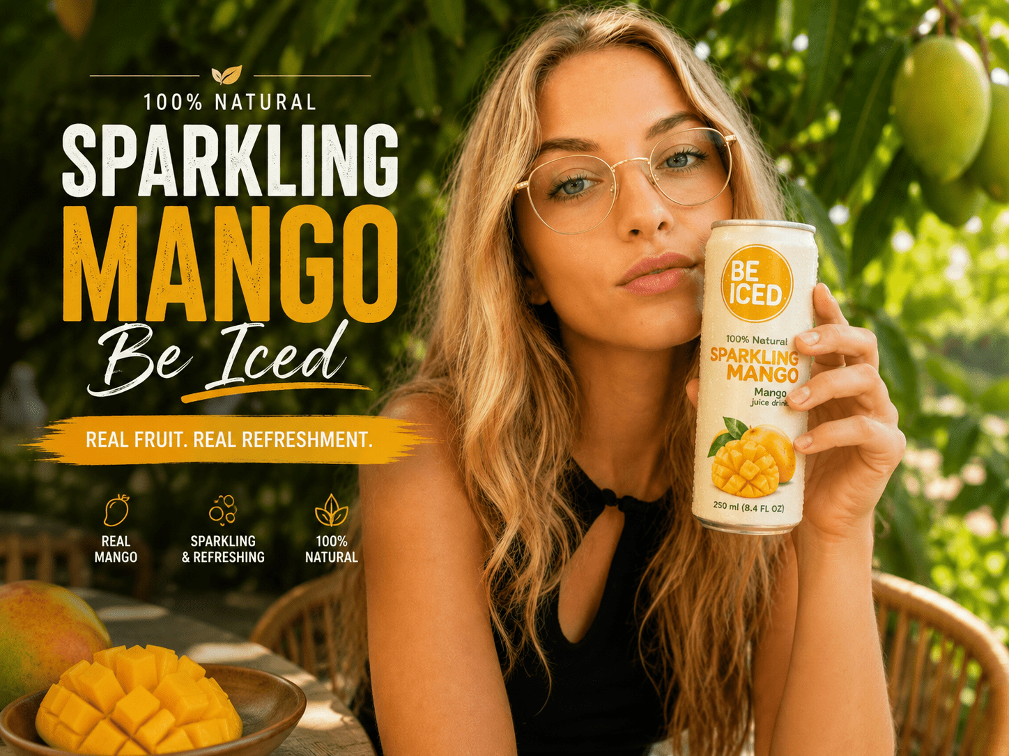 BE-ICED Mango Sparkling Juice: The Gold of Vietnam