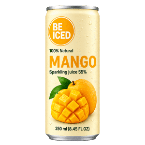 BE ICED 250 ml sparkling mango juice