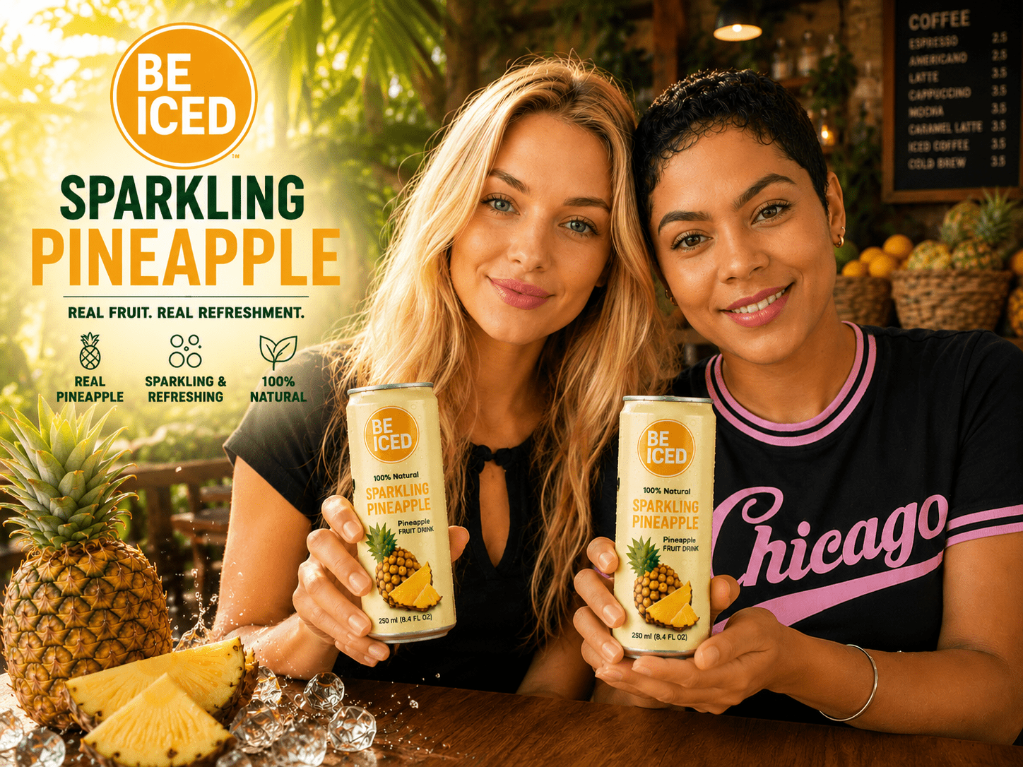 Be-Iced Pineapple Juice – Tropical Refreshment