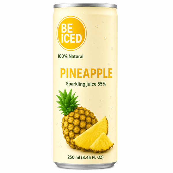be-iced pineapple juice