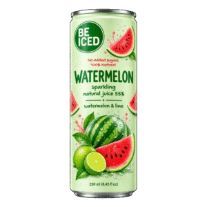 BE ICED 250 ml sparkling watermelon drink